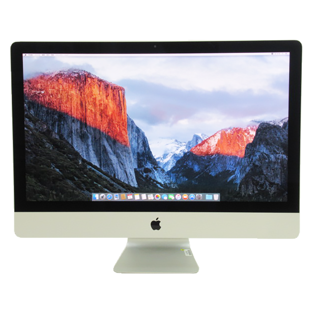 iMac 27インチ (MK462J/A:MOS 10.11) iMac 27インチ Ci5-3.2G/8G/1TB